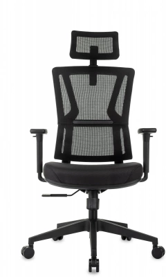 Кресло эргономичное Бюрократ MC-711N-H черный сетка/ткань с подголов. крестов. пластик — фото, характеристики, наличие в Сыктывкаре
