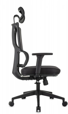 Кресло эргономичное Бюрократ MC-711N-H черный сетка/ткань с подголов. крестов. пластик — фото, характеристики, наличие в Сыктывкаре