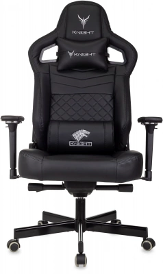 Кресло игровое Knight Hunter черный экокожа крестов. металл — фото, характеристики, наличие в Сыктывкаре