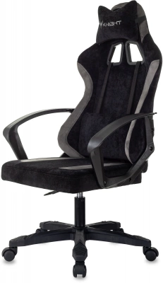 Кресло игровое Knight Optimum черный/серый крестов. пластик — фото, характеристики, наличие в Сыктывкаре