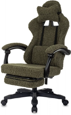 Кресло игровое Knight Lord/F хаки экомех крестов. пластик подст.для ног — фото, характеристики, наличие в Сыктывкаре