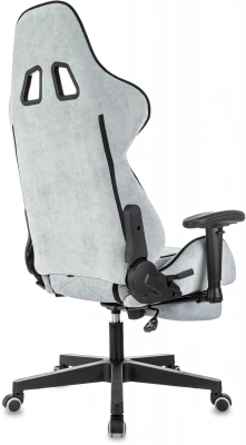Кресло игровое Zombie Drift/F серо-голубой/черный крестов. пластик подст.для ног — фото, характеристики, наличие в Сыктывкаре