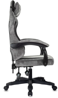 Кресло игровое Knight Wolf серый/черный крестов. пластик — фото, характеристики, наличие в Сыктывкаре