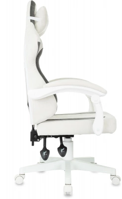 Кресло игровое Knight Wolf WH молочный/серый крестов. пластик пластик белый — фото, характеристики, наличие в Сыктывкаре