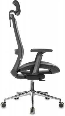 Кресло эргономичное Бюрократ MC-912-H черный сетка с подголов. крестов. металл хром — фото, характеристики, наличие в Сыктывкаре