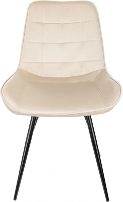 Стул для дома Бюрократ CH-K2_4 комплект 4шт бежевый Holland 06 металл черный на ножках (CH-K2_1/HL07_4) — фото, характеристики, наличие в Сыктывкаре