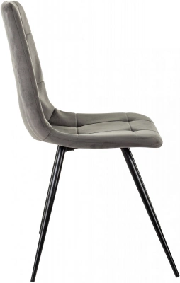 Стул для дома Бюрократ CH-K1 т.серый Holland 18 металл черный на ножках (CH-K1_1/HL18) — фото, характеристики, наличие в Сыктывкаре