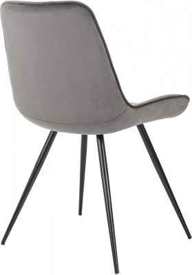 Стул для дома Бюрократ CH-K2 т.серый Holland 18 металл черный на ножках (CH-K2_1/HL18) — фото, характеристики, наличие в Сыктывкаре