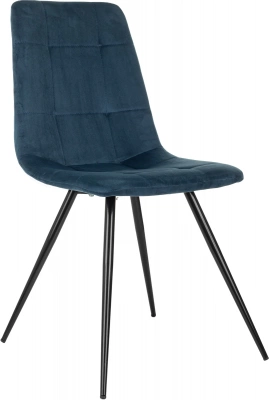 Стул для дома Бюрократ CH-K1_4 комплект 4шт синий Holland 58 металл черный на ножках (CH-K1_1/HL58_4) — фото, характеристики, наличие в Сыктывкаре