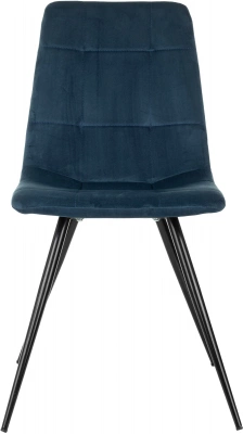 Стул для дома Бюрократ CH-K1_4 комплект 4шт синий Holland 58 металл черный на ножках (CH-K1_1/HL58_4) — фото, характеристики, наличие в Сыктывкаре