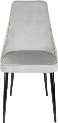 Стул для дома Бюрократ CH-K4_2 комплект 2шт св.серый Holland 09 металл черный на ножках (CH-K4_1/HL09_2) — фото, характеристики, наличие в Сыктывкаре