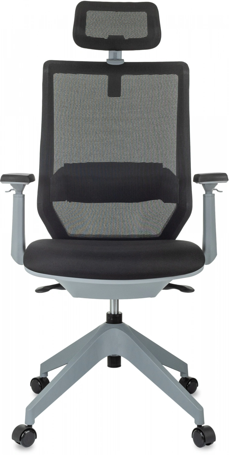 Кресло эргономичное Бюрократ MC-G611NL-H черный Elastic-102 с подголов. крестов.4-луч. пластик пластик серый — фото, характеристики, наличие в Сыктывкаре