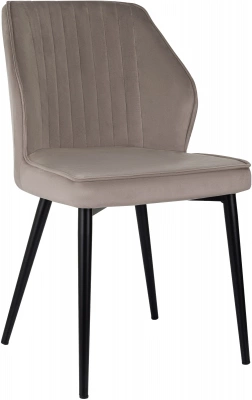 Стул для дома Бюрократ CH-K5_2 комплект 2шт т.бежевый Holland 61 металл черный на ножках (CH-K5_1/HL61_2) — фото, характеристики, наличие в Сыктывкаре