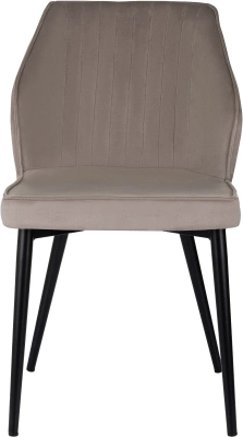 Стул для дома Бюрократ CH-K5_2 комплект 2шт т.бежевый Holland 61 металл черный на ножках (CH-K5_1/HL61_2) — фото, характеристики, наличие в Сыктывкаре