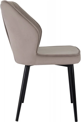 Стул для дома Бюрократ CH-K5 т.бежевый Holland 61 металл черный на ножках (CH-K5_1/HL61) — фото, характеристики, наличие в Сыктывкаре