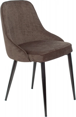 Стул для дома Бюрократ CH-K3_2 комплект 2шт коричневый Light 10 металл черный на ножках (CH-K3_1/LT10_2) — фото, характеристики, наличие в Сыктывкаре