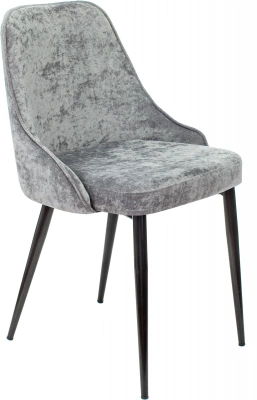 Стул для дома Бюрократ CH-K3_2 комплект 2шт серый Light 19 металл черный на ножках (CH-K3_1/LT19_2) — фото, характеристики, наличие в Сыктывкаре