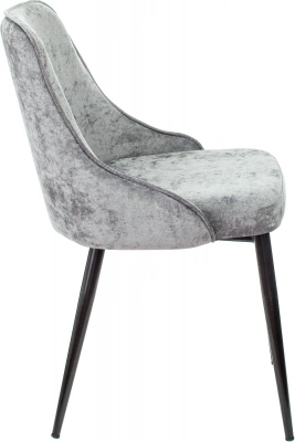 Стул для дома Бюрократ CH-K3_2 комплект 2шт серый Light 19 металл черный на ножках (CH-K3_1/LT19_2) — фото, характеристики, наличие в Сыктывкаре