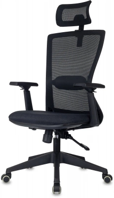 Кресло эргономичное Бюрократ MC-811S-H черный Elastic-102 сетка/ткань с подголов. крестов. пластик — фото, характеристики, наличие в Сыктывкаре