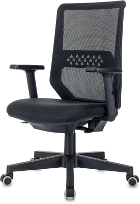 Кресло эргономичное Бюрократ MC-611N черный TW SQU BL сетка/ткань крестов. пластик — фото, характеристики, наличие в Сыктывкаре