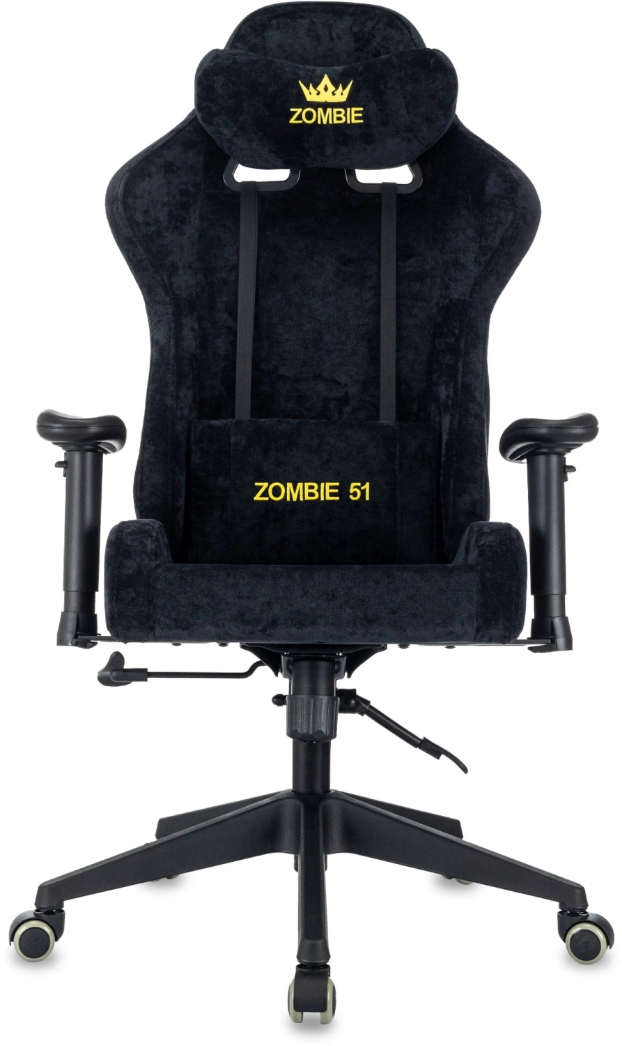 Кресло игровое Zombie 51 черный Light-20 крестов. пластик — фото, характеристики, наличие в Сыктывкаре