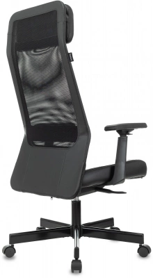 Кресло эргономичное Бюрократ T-995 черный TW-01 экокожа/сетка с подголов. крестов. металл черный — фото, характеристики, наличие в Сыктывкаре