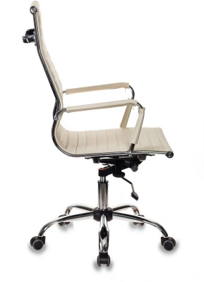 Кресло руководителя Бюрократ CH-883 слоновая кость экокожа крестов. металл хром — фото, характеристики, наличие в Сыктывкаре