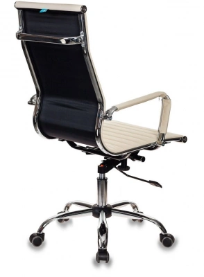 Кресло руководителя Бюрократ CH-883 слоновая кость экокожа крестов. металл хром — фото, характеристики, наличие в Сыктывкаре