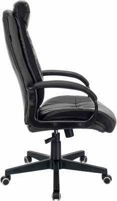 Кресло руководителя Бюрократ CH-824 черный экокожа крестов. пластик — фото, характеристики, наличие в Сыктывкаре