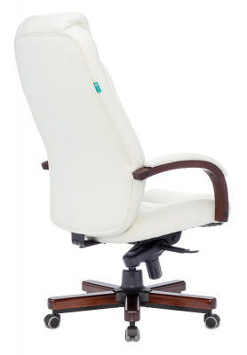 Кресло руководителя Бюрократ T-9923WALNUT слоновая кость кожа крестов. металл/дерево — фото, характеристики, наличие в Сыктывкаре
