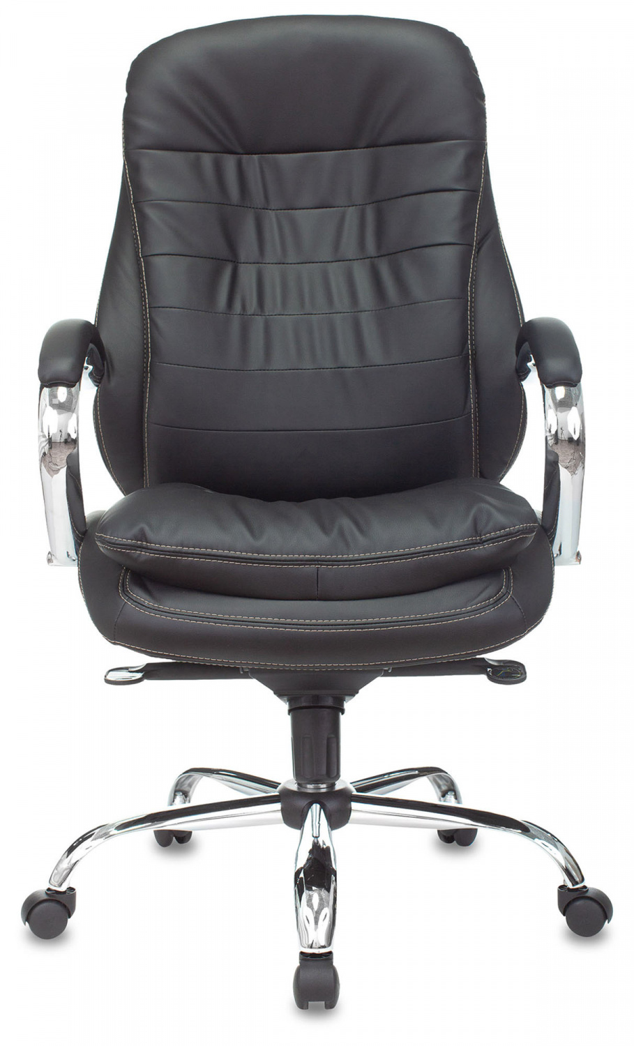 Кресло руководителя Бюрократ T-9950 черный экокожа крестов. металл хром — фото, характеристики, наличие в Сыктывкаре