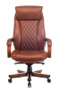 Кресло руководителя Бюрократ T-9924WALNUT светло-коричневый Leather Eichel кожа крестов. металл/дерево — фото, характеристики, наличие в Сыктывкаре