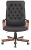 Кресло руководителя Бюрократ T-9928WALNUT/ECO черный экокожа крестов. металл/дерево — фото, характеристики, наличие в Сыктывкаре