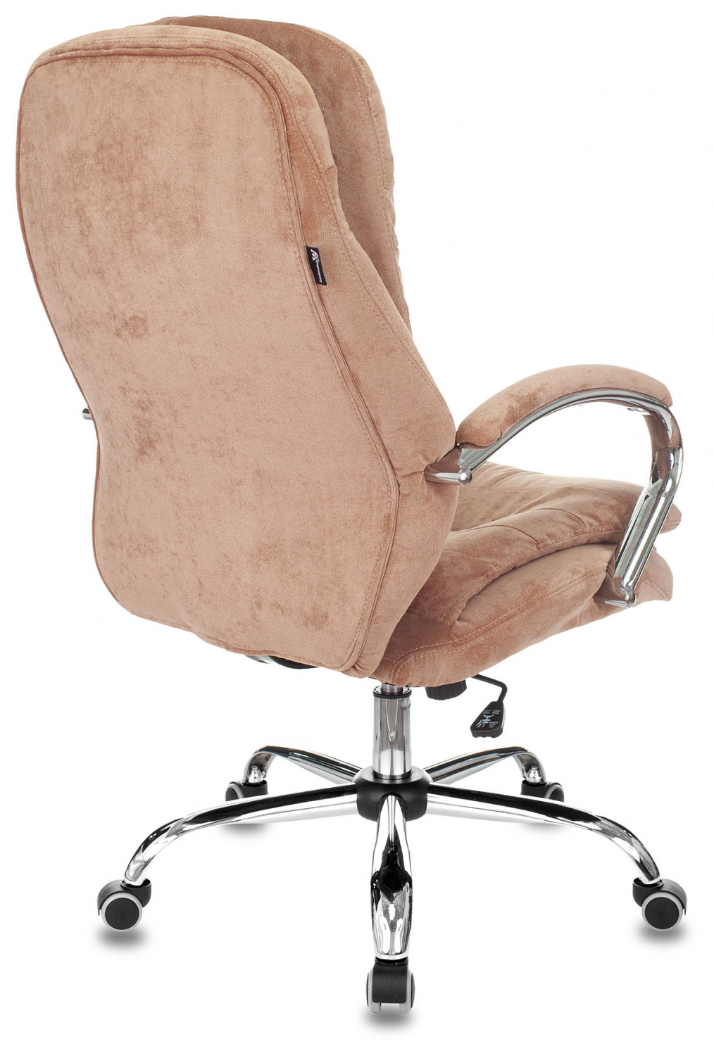 Кресло руководителя Бюрократ T-9950SL Fabric светло-коричневый Velvet 90 крестов. металл хром — фото, характеристики, наличие в Сыктывкаре