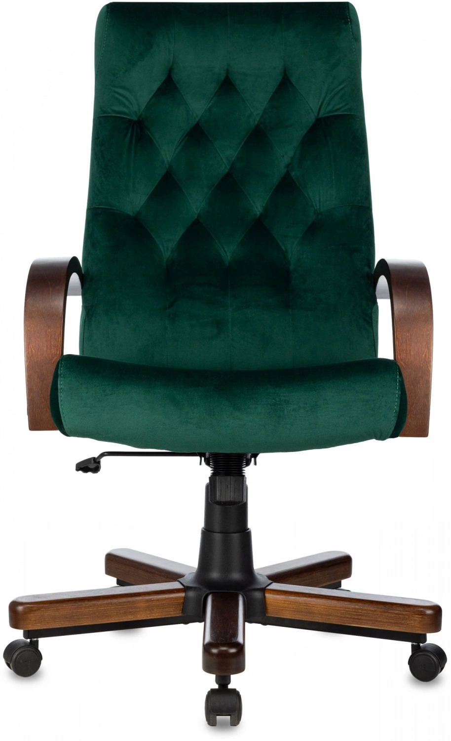 Кресло руководителя Бюрократ T-9928WALNUT Fabric зеленый Italia Green крестов. металл/дерево — фото, характеристики, наличие в Сыктывкаре
