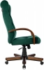 Кресло руководителя Бюрократ T-9928WALNUT Fabric зеленый Italia Green крестов. металл/дерево — фото, характеристики, наличие в Сыктывкаре