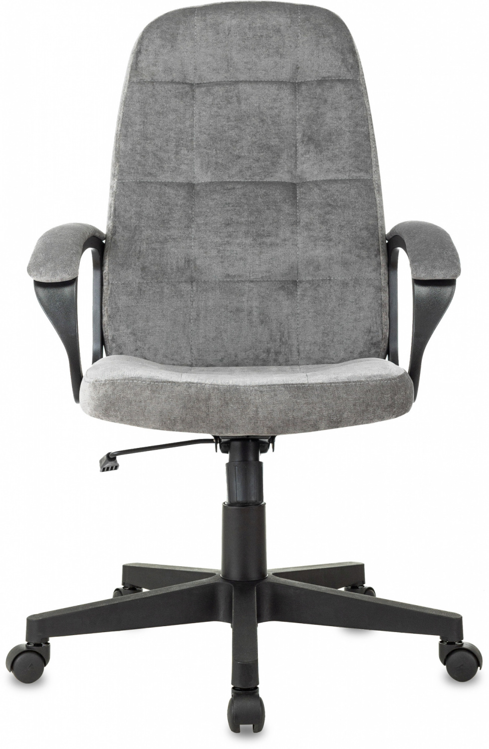 Кресло руководителя Бюрократ CH 002 Fabric серый Light-19 крестов. пластик пластик черный — фото, характеристики, наличие в Сыктывкаре