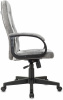 Кресло руководителя Бюрократ CH 002 Fabric серый Light-19 крестов. пластик пластик черный — фото, характеристики, наличие в Сыктывкаре