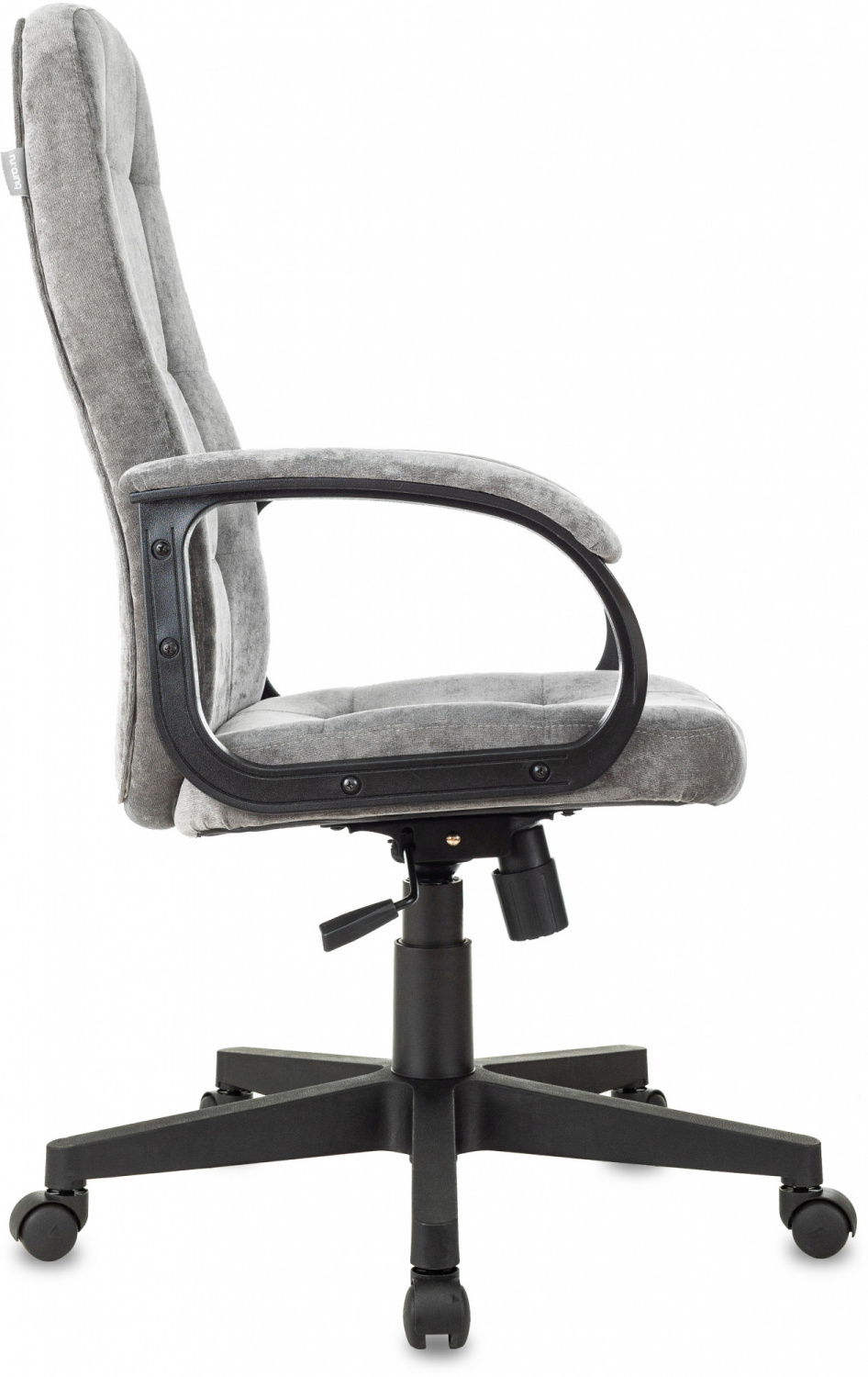 Кресло руководителя Бюрократ CH 002 Fabric серый Light-19 крестов. пластик пластик черный — фото, характеристики, наличие в Сыктывкаре