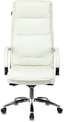 Кресло руководителя Бюрократ T-9927SL слоновая кость кожа крестов. хром — фото, характеристики, наличие в Сыктывкаре