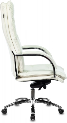 Кресло руководителя Бюрократ T-9927SL слоновая кость кожа крестов. хром — фото, характеристики, наличие в Сыктывкаре