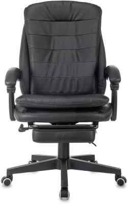 Кресло руководителя Бюрократ T-9950MSG-F черный экокожа крестов. пластик подст.для ног — фото, характеристики, наличие в Сыктывкаре