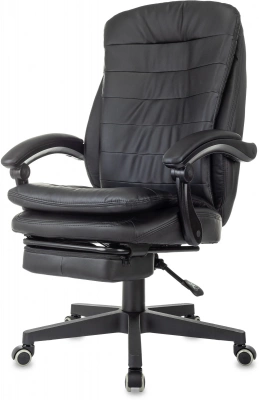 Кресло руководителя Бюрократ T-9950MSG-F черный экокожа крестов. пластик подст.для ног — фото, характеристики, наличие в Сыктывкаре