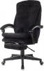 Кресло руководителя Бюрократ T-9950MSG-F Fabric черный Light-20 крестов. пластик подст.для ног — фото, характеристики, наличие в Сыктывкаре