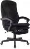 Кресло руководителя Бюрократ T-9950MSG-F Fabric черный Light-20 крестов. пластик подст.для ног
