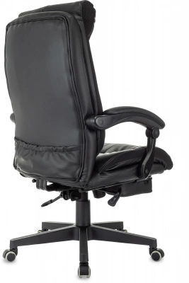 Кресло руководителя Бюрократ CH-824MSG-BF черный ткань/эко.кожа крестов. пластик подст.для ног — фото, характеристики, наличие в Сыктывкаре