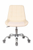 Кресло Бюрократ CH-350SL светло-бежевый текстиль/экокожа крестов. металл хром — фото, характеристики, наличие в Сыктывкаре