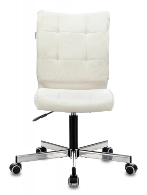 Кресло Бюрократ CH-330M молочный Velvet 20 крестов. металл хром — фото, характеристики, наличие в Сыктывкаре