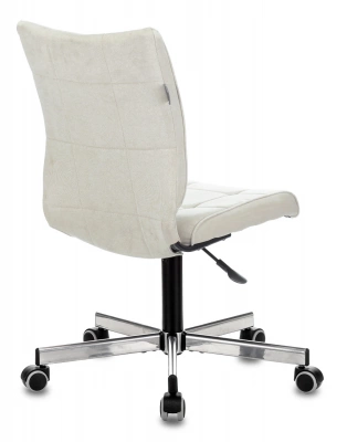 Кресло Бюрократ CH-330M молочный Velvet 20 крестов. металл хром — фото, характеристики, наличие в Сыктывкаре