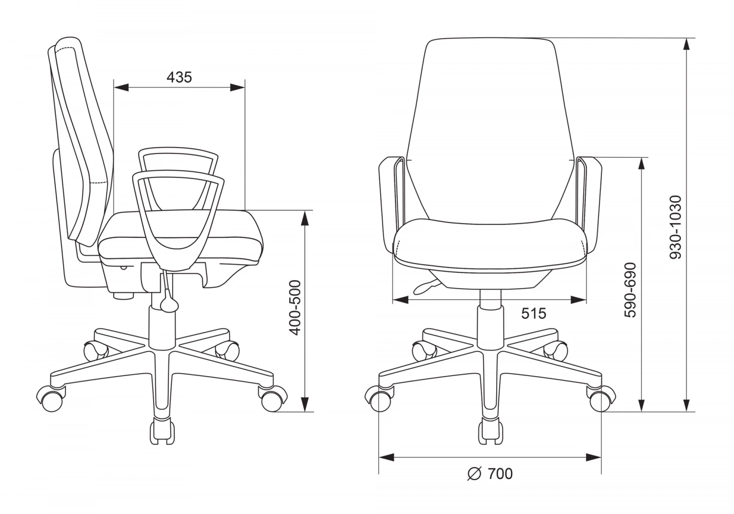 Кресло Бюрократ CH-W545 серый 38-404 крестов. пластик пластик белый — фото, характеристики, наличие в Сыктывкаре